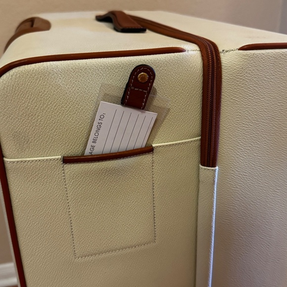 BRIC’S Firenze Designer Luggage – 32” Large Spinner Cream Color, USED - Picture 8 of 15